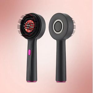 Roodlicht Therapie - Lichttherapie Lamp - Massage Apparaat Hoofdhuid - Scalp Brush Elektrisch - Zwart