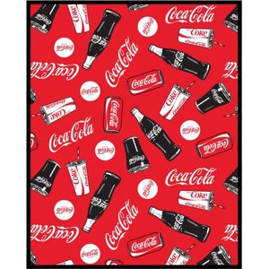 Coca Cola Fleece Deken - Coral Fleece - Deken - Plaid - 120x150 cm