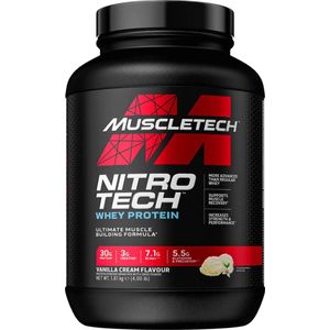 Muscletech Nitro Tech Performance - Eiwitpoeder / Eiwitshake - 1800 gram - Vanille