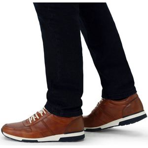 Van Lier - Heren - Cognac leren sneakers - Maat 47