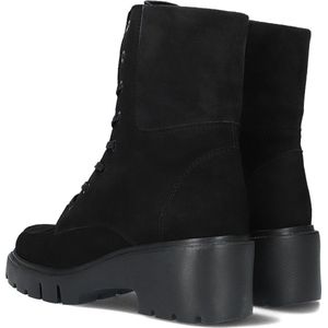 Unisa Jefis Veterboots - Laarzen Met Veters - Dames - Zwart - Maat 41