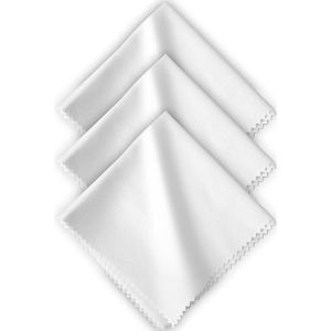 Microvezeldoeken 20x20cm - Driepak voor Streepvrije Reiniging van Brillen, Smartphones en Beeldschermen