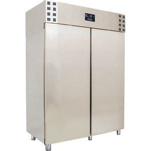 roestvrijstalen koelkast - 1200 liter - circulerende lucht - 1400x700x(h)2050mm