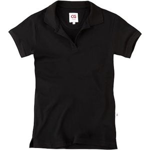 Workwear Damespolo 'Susa' met korte mouw Black - XL