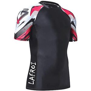 Heren Korte Mouw UPF 50+ Compressie Rash Guard