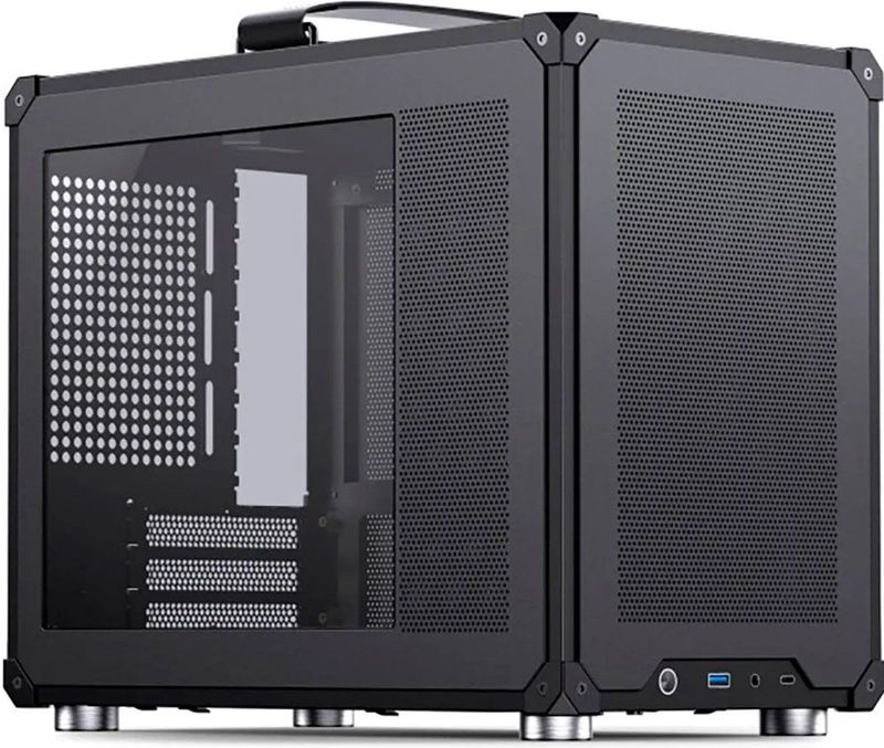 Jonsbo C6 Max - PC Behuizing - Micro-ATX - Handvat - Mesh