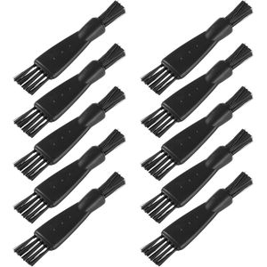 Pack van 10 Scheerborstels - Scheerborstels - Elektrische Scheerapparaat - Schoonmaakborstel - Scheerapparaat - Schoonmaakborstel voor het Verwijderen van Baardresten en Stof - Multifunctioneel