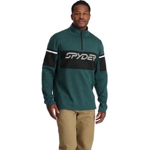 Spyder Speed Fleece 1/2 Zip Skipully Heren Donkergroen M