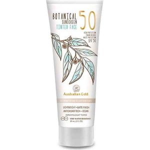 Australian Gold SPF 50 Botanical Tinted Face - Light - 88 ml - Zonnebrandcrème