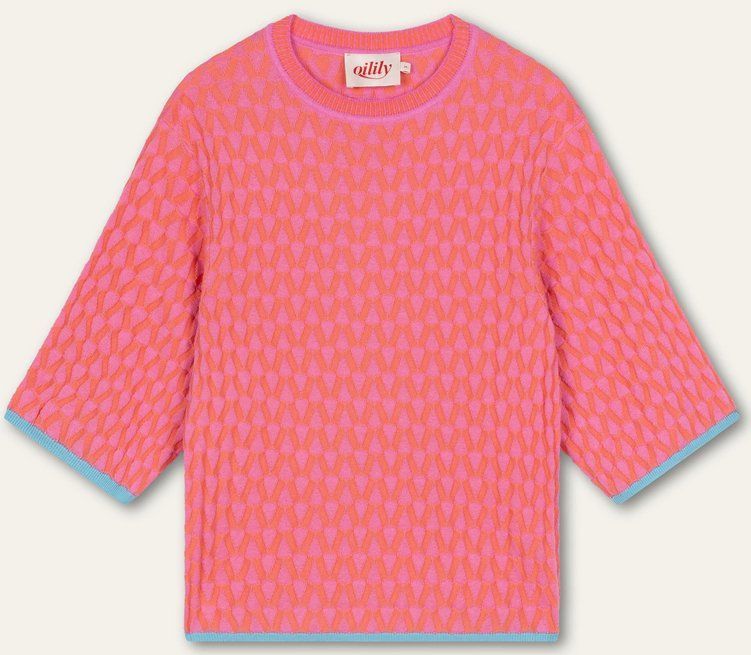 Oilily - Kinergy short sleeves top - Roze - L
