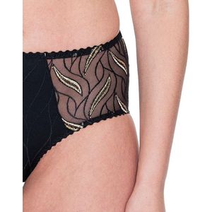 Louisa Bracq Julia Taille Slip 47750 Zwart/Goud - maat 40