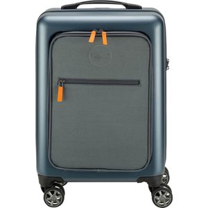 Princess Traveller PT-01 Deluxe - Handbagage Koffer met Voorvak - Platinum Navy - 36L - 55×34×23cm