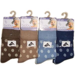 Baby / kinder sokjes play - 24/27 - unisex - 90% katoen - naadloos - 12 PAAR - chaussettes socks