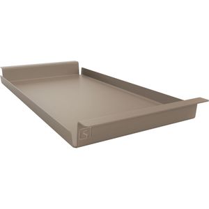 Dienblad Medium | Champagne - Clay | Rechthoek | Industrieel | Design | Gepoedercoat | Metaal | Aluminium | Fliptray | 61 × 29 × 5 cm