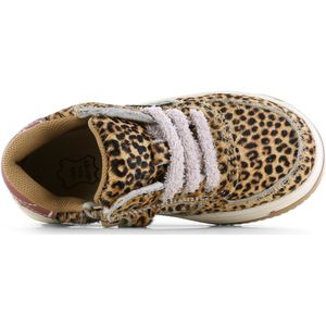 Sneakers | Meisjes | leopard cognac | Sportvoering | Shoesme | Maat 24