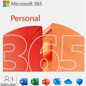 Microsoft Office 365 Personal - Nederlands - 1 jaar abonnement