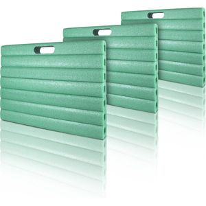 St Helens Home and Garden - Kniekussens met handvat - 3 stuks - groen