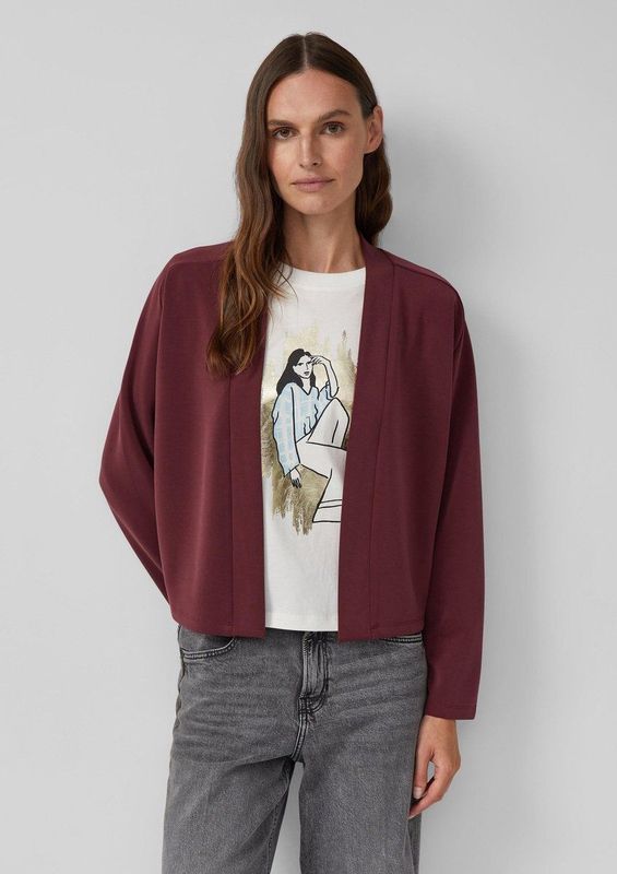 Sweatshirt - Zacht Scuba Vest - Relaxte Pasvorm