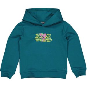 Quapi Meisjes hoodie - Dita - Donker petrol