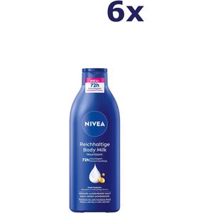 6x NIVEA Verzorgende Body Milk 400 ml