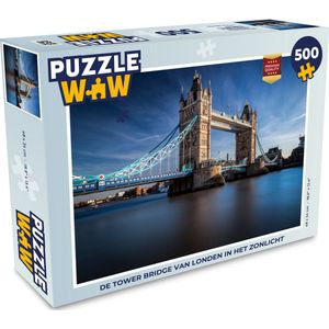 Puzzel De Tower Bridge van Londen in het zonlicht - Legpuzzel - Puzzel 500 stukjes