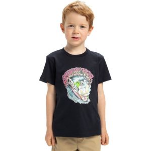 Quiksilver - Times Up - T-shirt - Blauw - Korte Mouwen - Jongens 6 Jaar