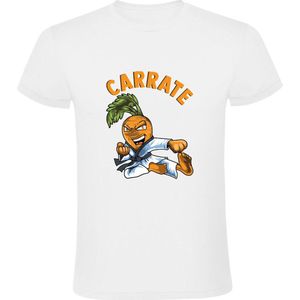 Carrate Heren T-shirt | wortel | karate | vechtkunst | vechtsport | grappig