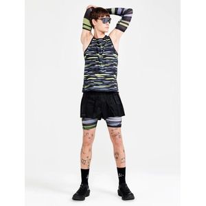 Craft CTM Distance 2-in-1 Shorts Dames - Sportbroeken - zwart/groen - Mannen