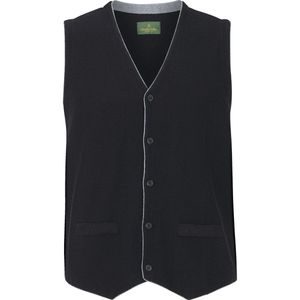 Charles Colby herren Gebreide Bodywarmer - 52/54 - donkerblauw