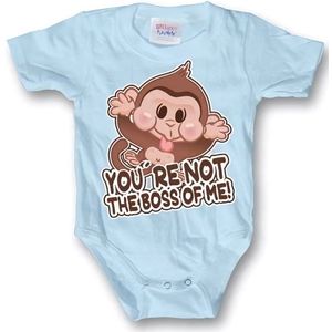 Hybris Kinder You Re Not The Boss Of Me Body SH-13-BT053-L68 Skyblue-12-18Monate