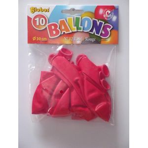 Rode Ballonnen 30cm 10 stuks