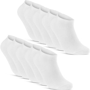 Sneaker Sokken Unisex - Zwart, Wit, Grijs - Katoen - 10/20/30 Paar