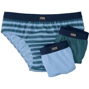 ATLAS FOR MEN - Set van 3 klassieke en comfortabele onderbroeken - Heren - Verkrijgbaar in grote maten - L