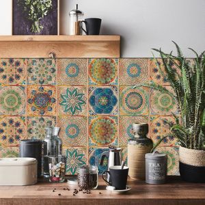 Mozaïek Tegelstickers voor Wanddecoratie - 24 Stuks Zelfklevend Waterdicht