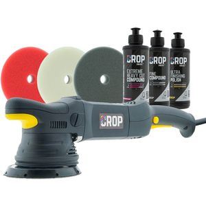 CROP Excentrische Polijstmachine Set 125mm - 15mm - Professioneel