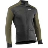 Northwave - Reload Long Sleeve Jacket - Groen - Zwart - Winterjas