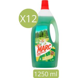 St. Marc Express Allesreiniger - Ontvetter - Dennenwoud - 12 x 1.25l - Voordeelverpakking