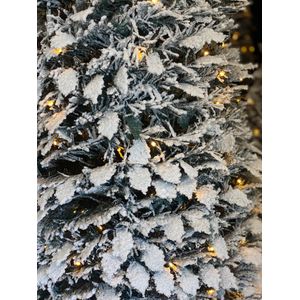 FDL-SNOW-COVERED POP-UP TREE- 120cm kerstboom met sneeuw en 150 leds- 1 minuut opzetten