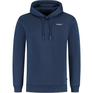 Ballin Amsterdam - Original Chest Logo Hoodie - Navy - Heren Regular Fit Sweater