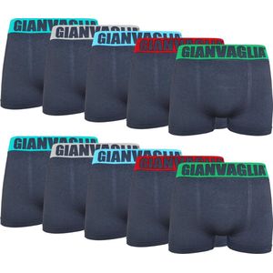 Gianvaglia Microfiber Heren Boxershort Naadloos - 10-pack - Maat M/L