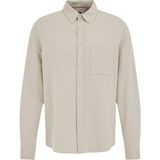 WE Fashion - Gebreid Shirt - Beige - Regular Fit
