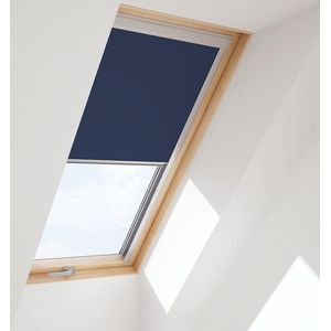 RoofLITE verduisterend rolgordijn passend op Velux dakraam M04,304,1 Blauw