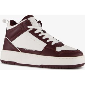ONLY Shoes hoge dames sneakers wit rood - Maat 37