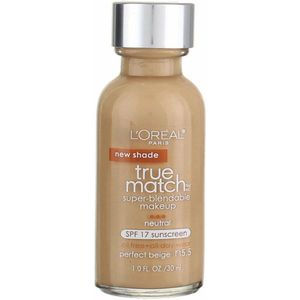 L'Oréal Paris True Match Super Blendable Makeup Foundation - N5.5 - Perfect Beige - SPF17 - Foundation - 30 ml