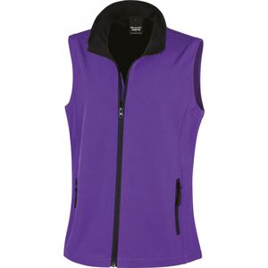 Bodywarmer Dames XXL Result Mouwloos Purple / Black 100% Polyester