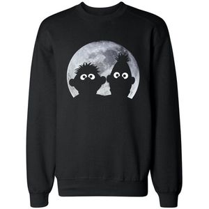 Sesame Street Ernie und Bert - Moonlight Heren Sweatshirts - zwart - S