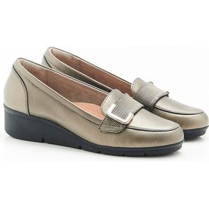 Damart - Mocassins met sleehak Amortyl - Dames - Bruin - 36