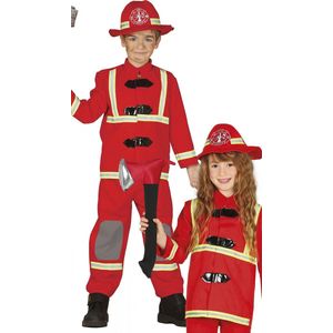Fiestas Guirca - Kostuum Brandweerman kind 5-6 jaar