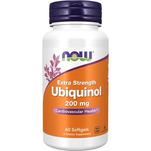 Now Foods - Ubiquinol - Extra Sterkte - 200 mg - 60 Zachtegels