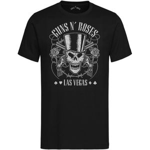 Rockstarz T-shirt Guns 'N Roses ""Las Vegas"" Zwart (XL)